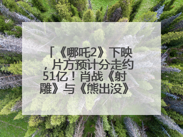 《哪吒2》下映，片方预计分走约51亿！肖战《射雕》与《熊出没》今晚都将下映