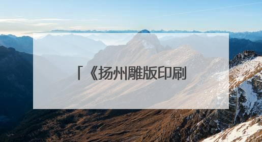 《扬州雕版印刷技艺志》首发，为国内首部专业雕版印刷全媒体志书
