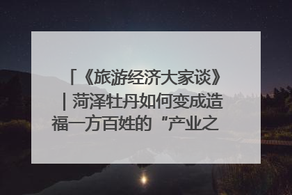 《旅游经济大家谈》｜菏泽牡丹如何变成造福一方百姓的“产业之花”“富民之花”？