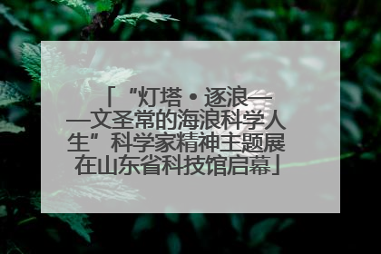 “灯塔 • 逐浪——文圣常的海浪科学人生”科学家精神主题展在山东省科技馆启幕