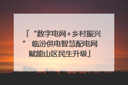 “数字电网+乡村振兴” 临汾供电智慧配电网赋能山区民生升级