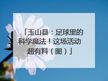 玉山县：足球里的科学魔法！这场活动超有料（图）