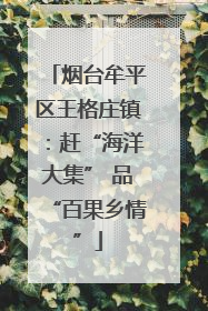 烟台牟平区王格庄镇：赶“海洋大集” 品“百果乡情”