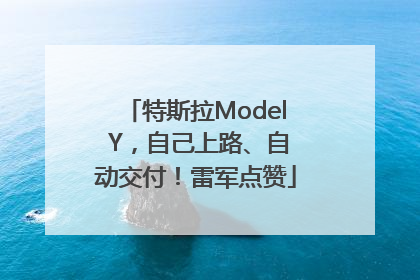特斯拉Model Y，自己上路、自动交付！雷军点赞