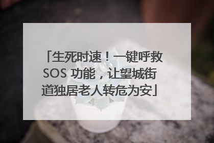 生死时速！一键呼救 SOS 功能，让望城街道独居老人转危为安