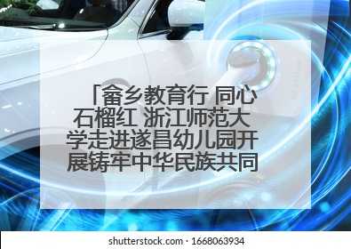 畲乡教育行 同心石榴红 浙江师范大学走进遂昌幼儿园开展铸牢中华民族共同体意识教育
