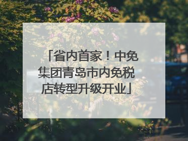 省内首家！中免集团青岛市内免税店转型升级开业