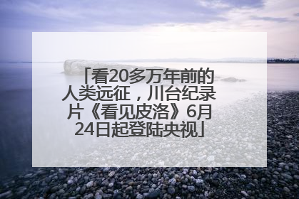 看20多万年前的人类远征，川台纪录片《看见皮洛》6月24日起登陆央视