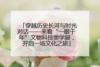 穿越历史长河与时光对话——来看“一眼千年”文物科技美学展，开启一场文化之旅