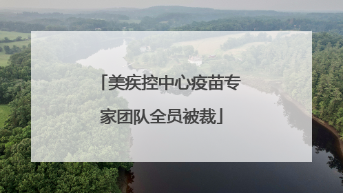 美疾控中心疫苗专家团队全员被裁