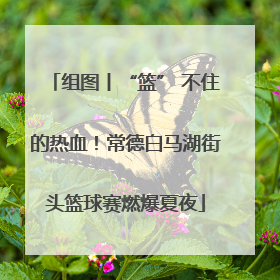 组图丨“篮” 不住的热血！常德白马湖街头篮球赛燃爆夏夜