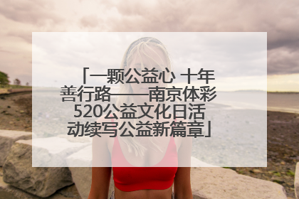 一颗公益心 十年善行路——南京体彩520公益文化日活动续写公益新篇章