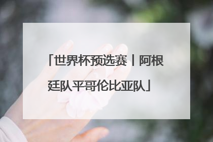 世界杯预选赛丨阿根廷队平哥伦比亚队