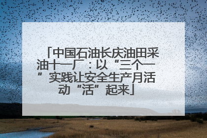 中国石油长庆油田采油十一厂：以“三个一”实践让安全生产月活动“活”起来