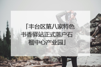 丰台区第八家特色书香驿站正式落户石榴中心产业园