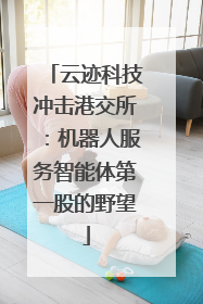 云迹科技冲击港交所：机器人服务智能体第一股的野望