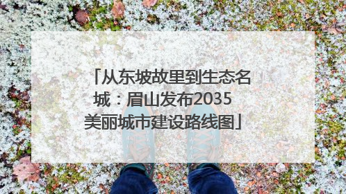 从东坡故里到生态名城：眉山发布2035美丽城市建设路线图