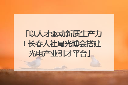 以人才驱动新质生产力！长春人社局光博会搭建光电产业引才平台