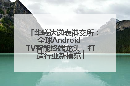 华曦达递表港交所：全球Android TV智能终端龙头，打造行业新模范