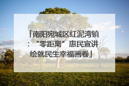 南阳宛城区红泥湾镇：“零距离”惠民宣讲 绘就民生幸福画卷