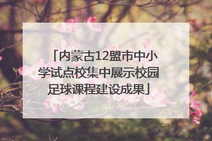 内蒙古12盟市中小学试点校集中展示校园足球课程建设成果
