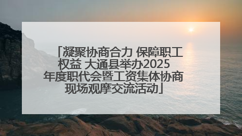 凝聚协商合力 保障职工权益 大通县举办2025年度职代会暨工资集体协商现场观摩交流活动