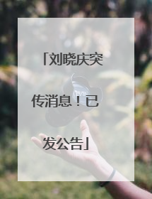 刘晓庆突传消息！已发公告