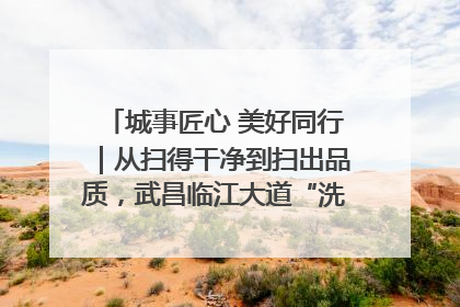 城事匠心 美好同行｜从扫得干净到扫出品质，武昌临江大道“洗”出洁净样板路