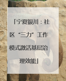 宁夏银川：社区“三力”工作模式激活基层治理效能