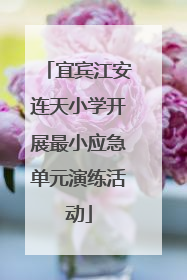 宜宾江安连天小学开展最小应急单元演练活动