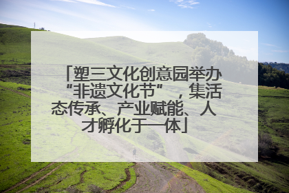 塑三文化创意园举办“非遗文化节”，集活态传承、产业赋能、人才孵化于一体