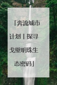 奔流城市计划丨探寻戈壁明珠生态密码