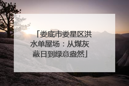 娄底市娄星区洪水单屋场：从煤灰蔽日到绿意盎然