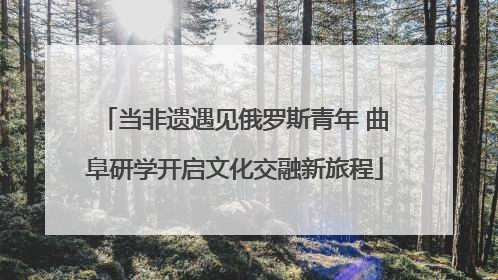 当非遗遇见俄罗斯青年 曲阜研学开启文化交融新旅程