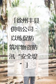 徐州丰县供电公司：以练促防 筑牢物资防汛“安全堤”