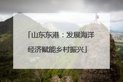 山东东港：发展海洋经济赋能乡村振兴