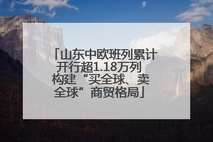 山东中欧班列累计开行超1.18万列 构建“买全球、卖全球”商贸格局