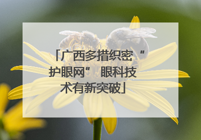 广西多措织密“护眼网” 眼科技术有新突破
