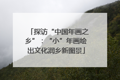 探访“中国年画之乡”：“小”年画绘出文化润乡新图景