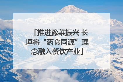 推进豫菜振兴 长垣将“药食同源”理念融入餐饮产业