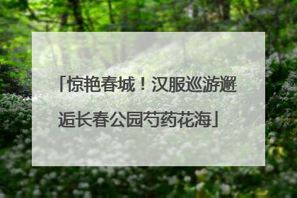 惊艳春城！汉服巡游邂逅长春公园芍药花海