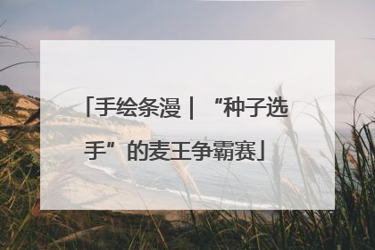 手绘条漫｜“种子选手”的麦王争霸赛