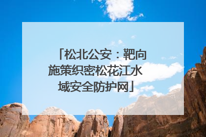 松北公安：靶向施策织密松花江水域安全防护网