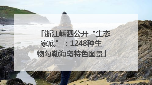 浙江嵊泗公开“生态家底”：1248种生物勾勒海岛特色图景