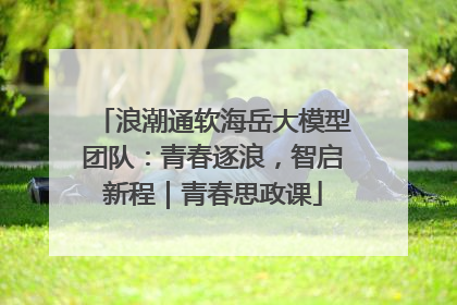 浪潮通软海岳大模型团队：青春逐浪，智启新程｜青春思政课