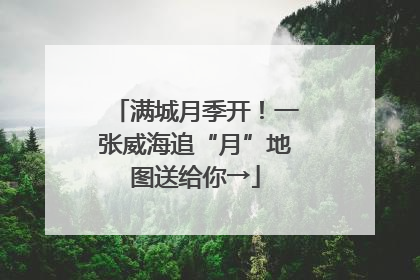 满城月季开！一张威海追“月”地图送给你→