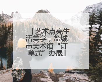 艺术点亮生活美学，盐城市美术馆“订单式”办展