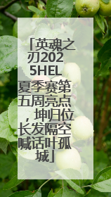 英魂之刃2025HEL夏季赛第五周亮点，坤归位长发隔空喊话叶孤城