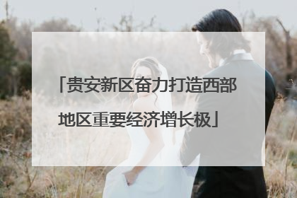 贵安新区奋力打造西部地区重要经济增长极