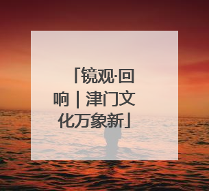 镜观·回响｜津门文化万象新